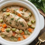 creamy crockpot chicken recipes with basil and tomatoes