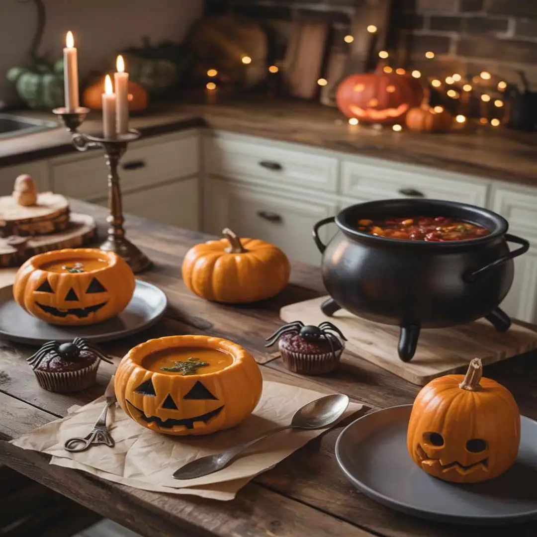 Halloween recipes spooky food spread