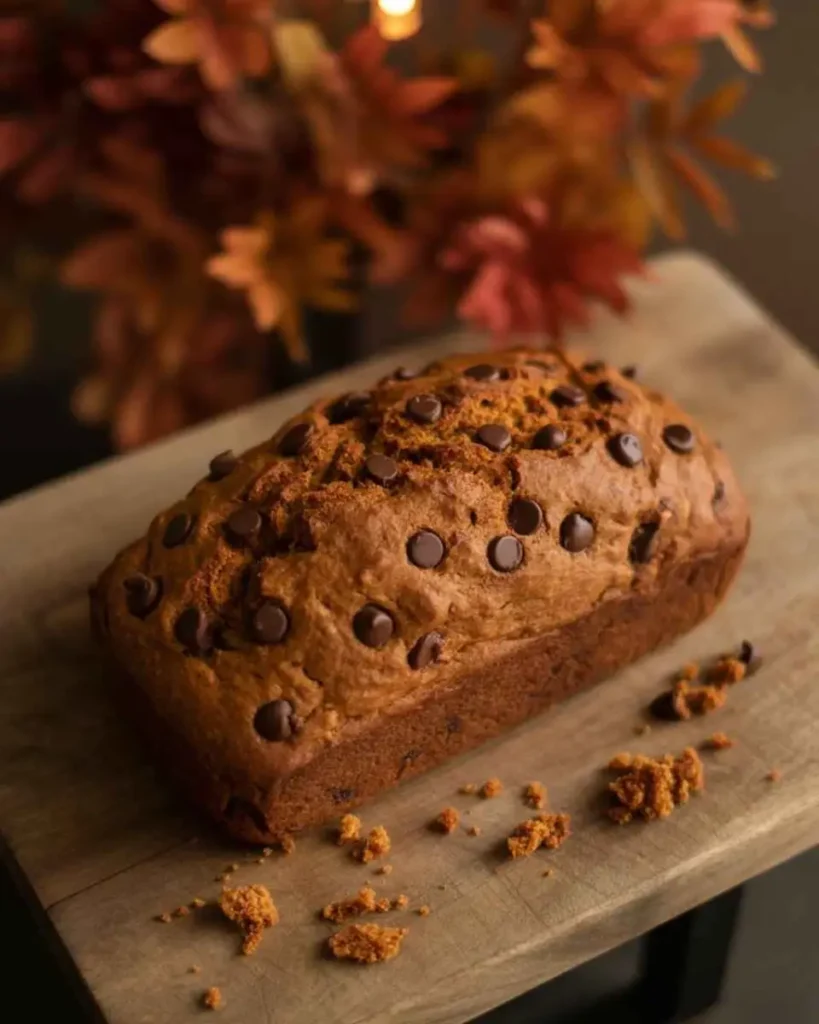 Pumpkin chocolate chip bread fresh loaf
