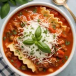 Crockpot lasagna soup recipe