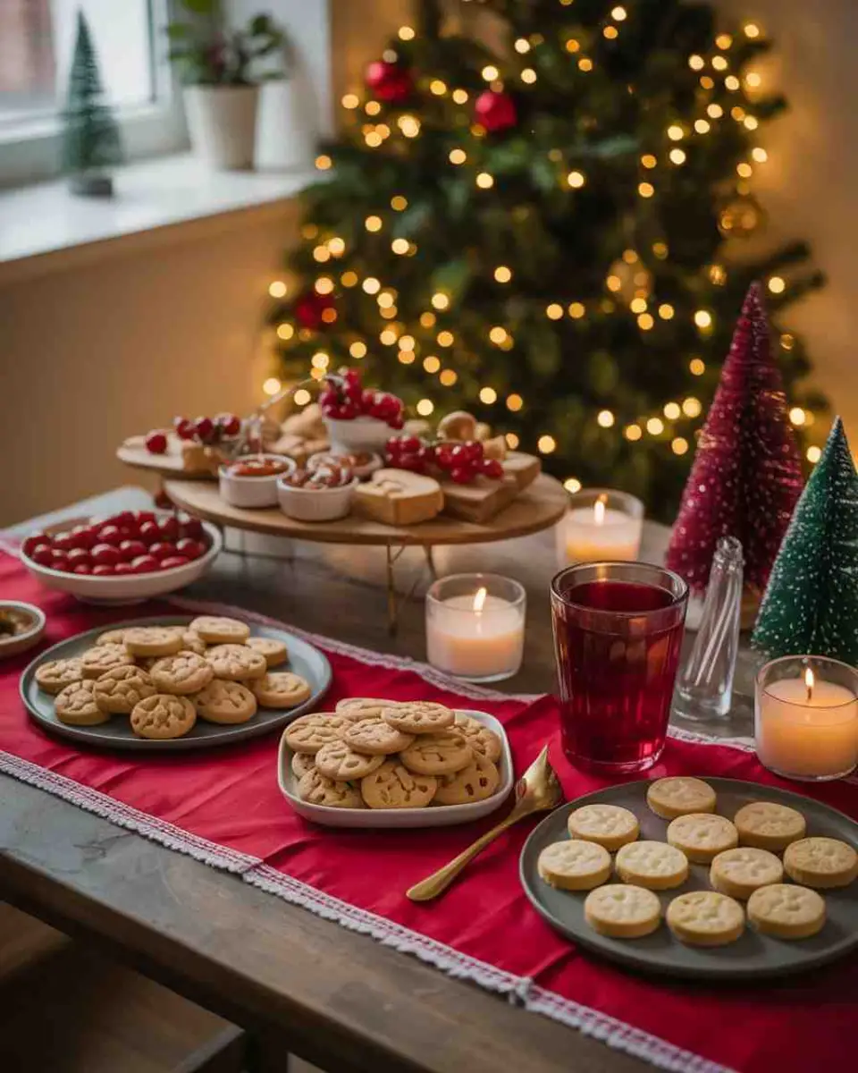 Christmas Snack Ideas Table Display