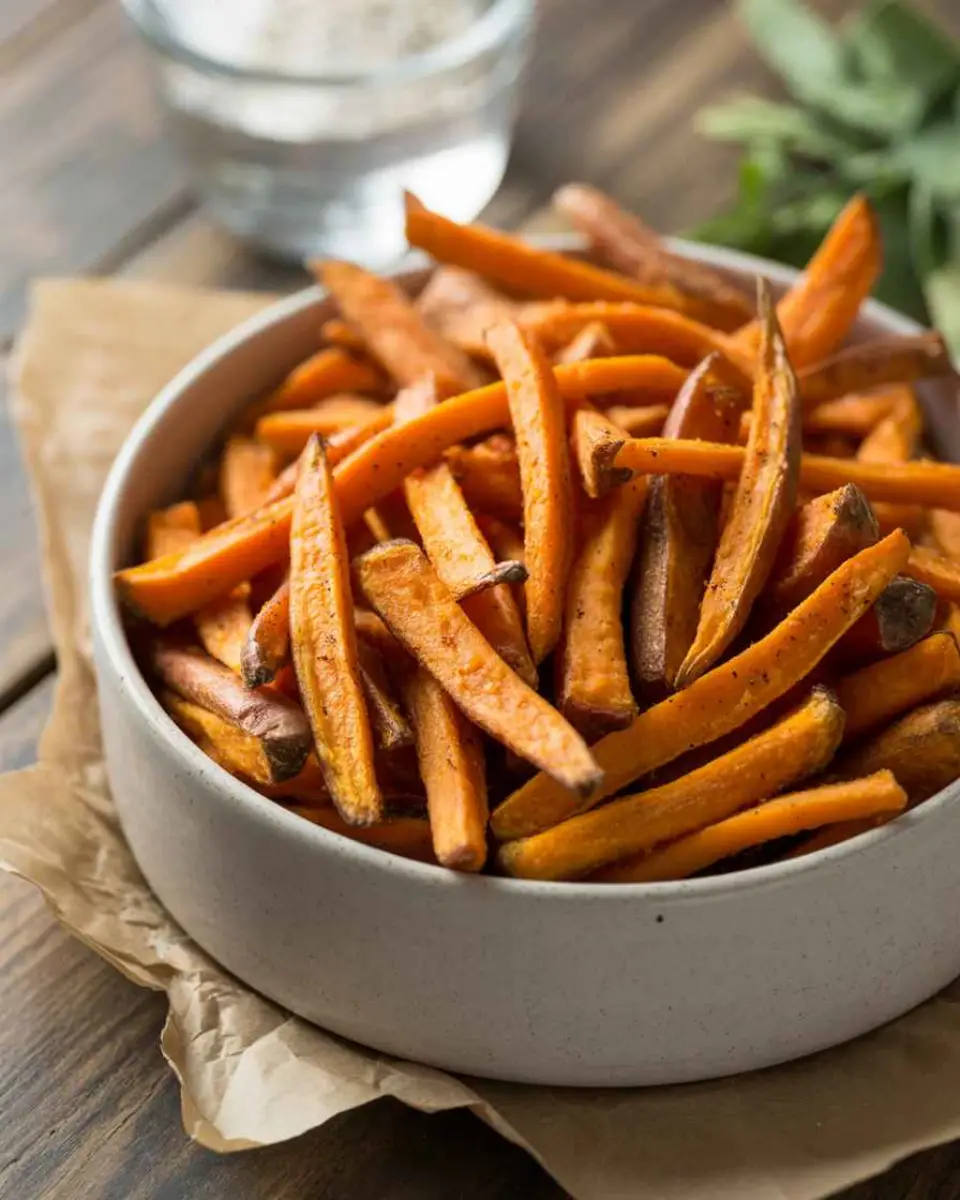 crispy sweet potato in air fryer