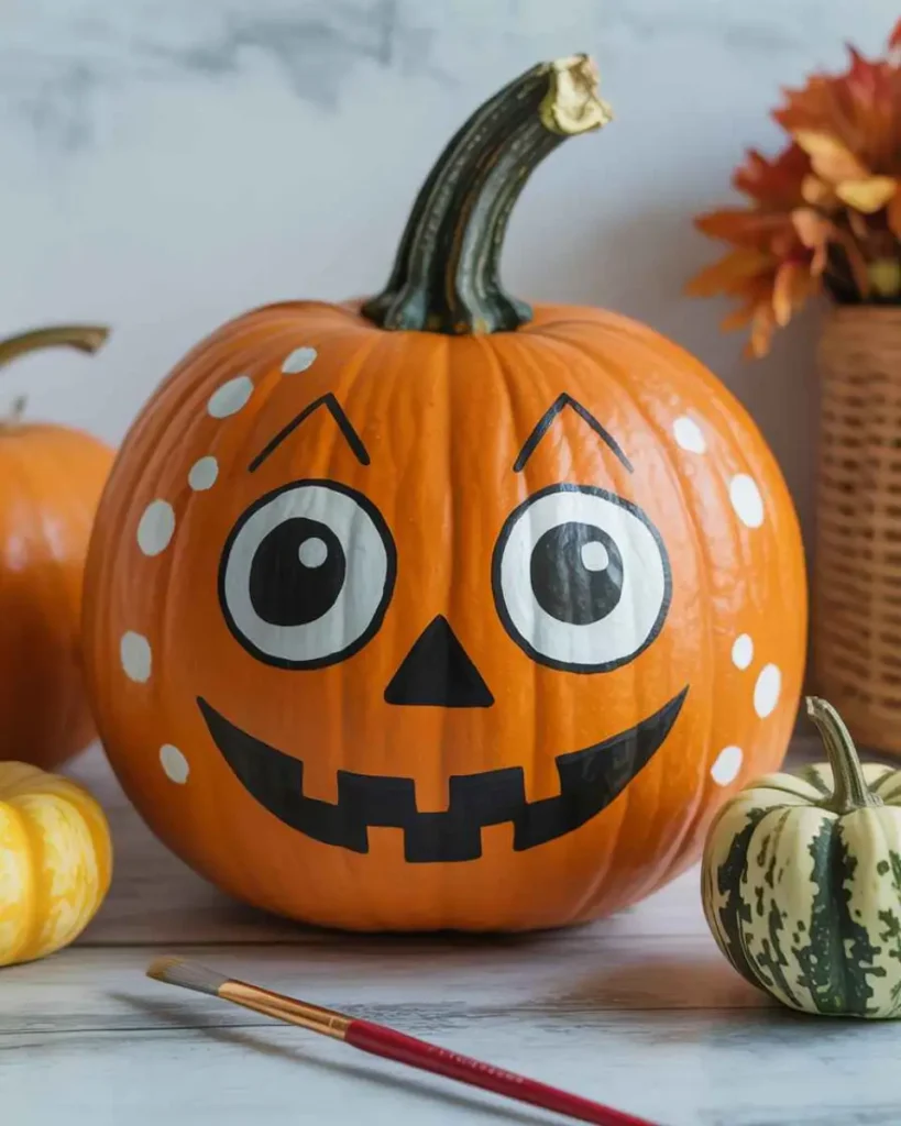 Pumpkin painting ideas in cute and creative fall styles