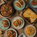 Easy dinner recipes ground beef table spread