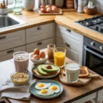 Healthy breakfast recipes easy ideas on a table