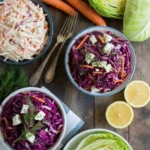 Healthy coleslaw recipes in three styles
