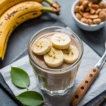 ripe banana recipes healthy ingredients on rustic kitchen counter