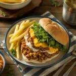 American food comfort meal table