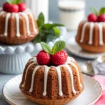 Assorted mini bundt cake recipes with honey glaze