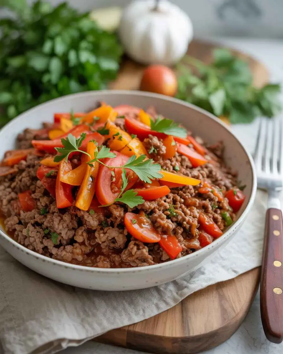 Quick ground beef recipes laid out for dinner