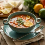 comforting bowl of soup for sickness