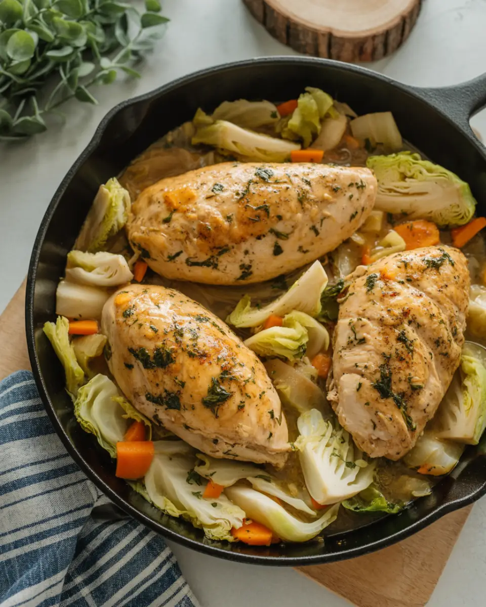 chicken and cabbage recipes skillet dinner