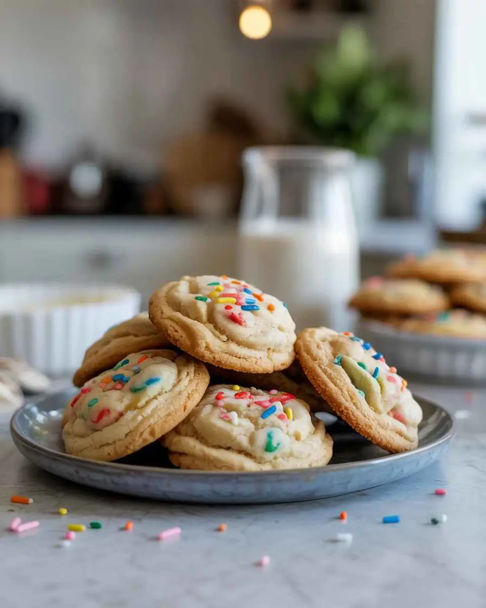 birthday cake cookies