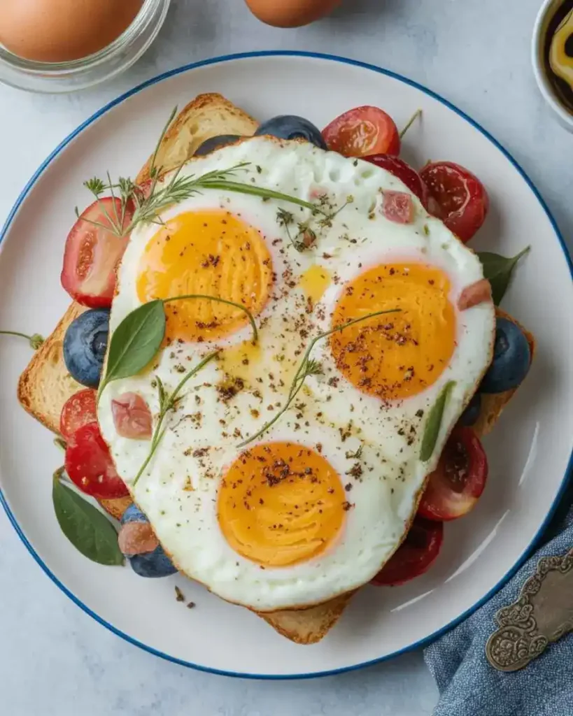 Egg recipes for breakfast with toast and coffee