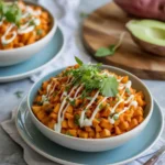 sweet potato bowls healthy with quinoa and chickpeas