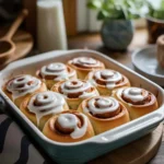 hawaiian roll cinnamon rolls with cream cheese frosting