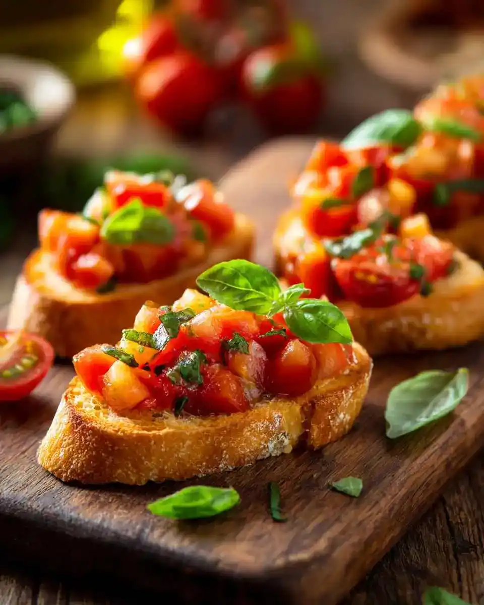 bruchetta appetizers fresh and easy