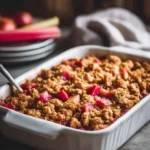 rubarbe recipe rhubarb crisp dessert