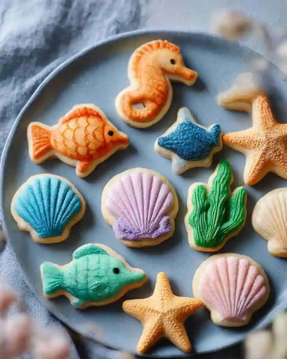 under the sea snacks for kids party table