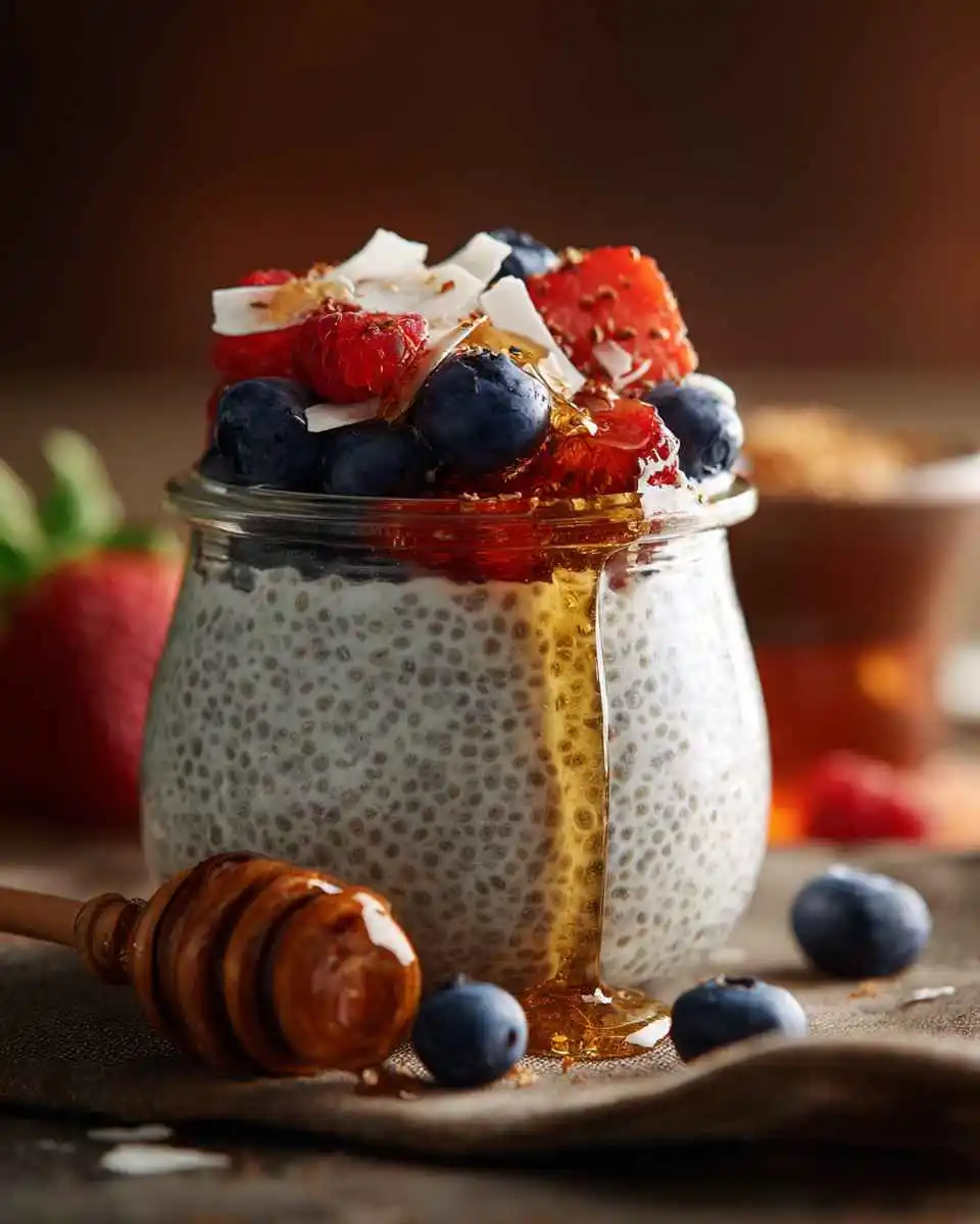 coconut milk chia pudding creamy healthy breakfast